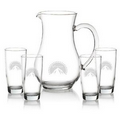 Carberry Pitcher & 4 Hiball Glasses